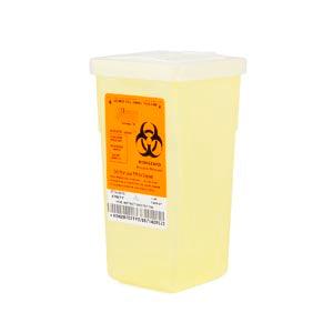 Stackable Sharps Container, Polypropylene, 3½