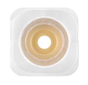 Adhesive Coupling, Pre-Cut, Stomahesive Skin Barrier with Tape Collar, White, 1 1/4