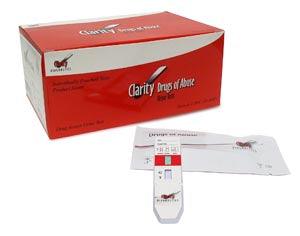 Clarity Single Dip Fentanyl Test, Urine, FDA Exempt, for Forensic IVD Use, Employment, Employee & Insurance Screening Only, 5 Minute Test, Sensitivity 20 ng/ml, 25 tests/bx (Short Dated; Shelf Life 16-18 months)