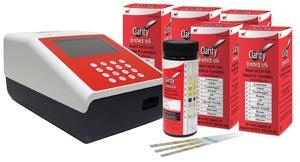 Clarity Urine Analyzer PROMO, 4 Bottles of 10SG and 1 Bottle of Microalbumin.Creatinine Strips, 120C Analyzer, CLIA Waived  (DROP SHIP ONLY)