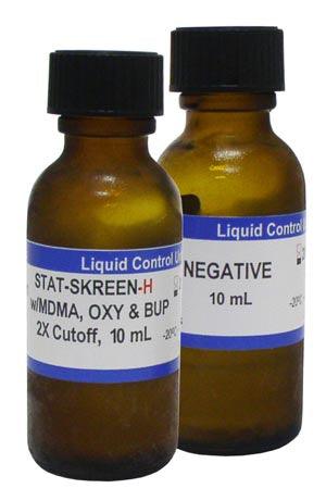 Clarity Drug Test Controls, (1) Negative Vial, (1) Positive Vial, 1 set/bx (DROP SHIP ONLY)