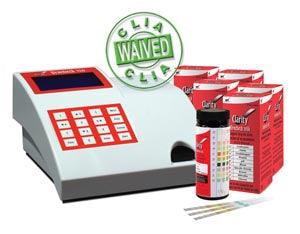 Clarity Urocheck 120 Analyzer, (5) Bottles of Clarity 10SG Strips, FDA Cleared, CLIA Waived, 1/bx (DROP SHIP ONLY)