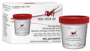 Clarity 12 Drug Round Cup, OTC Approved For Home Use 8/bx