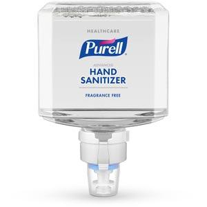 Healthcare Advanced Hand Sanitizer Gentle & Free Foam, 1200 ml, Clear, 2/cs (200 cs/plt) (Item is considered HAZMAT and cannot ship via Air or to AK, GU, HI, PR, VI)