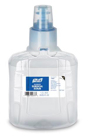 Surgical Scrub, Waterless, LTX 1200mL, Clear, 2/cs (Item is considered HAZMAT and cannot ship via Air or to AK, GU, HI, PR, VI)