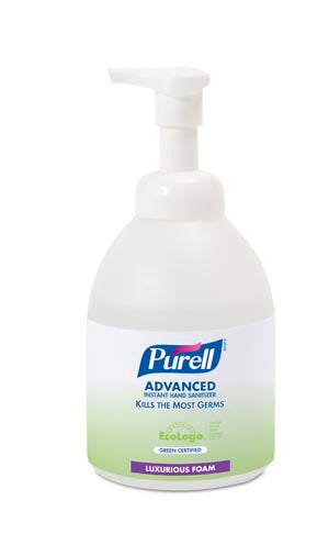 Foam Hand Sanitizer, 535mL Counter Top Pump Bottle, 4/cs (Item is considered HAZMAT and cannot ship via Air or to AK, GU, HI, PR, VI)