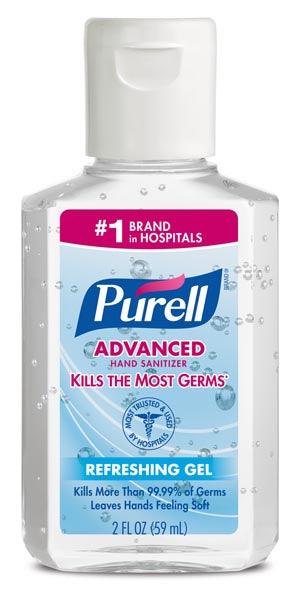 Instant Hand Sanitizer, 2 fl oz PERSONALâ„¢ Bottle with Flip-Cap (Use with 9608 Personal Gear), 24/cs (Item is considered HAZMAT and cannot ship via Air or to AK, GU, HI, PR, VI)