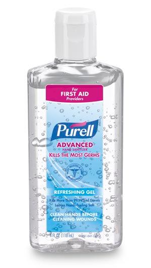 Instant Hand Sanitizer, 4 fl oz Bottle with Flip-Cap, Original, 24/cs (252 cs/plt) (Item is considered HAZMAT and cannot ship via Air or to AK, GU, HI, PR, VI)