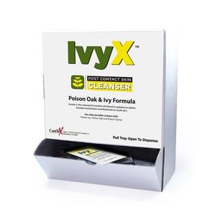 IvyX Post-Contact Cleanser Packets, 50/bx (DROP SHIP ONLY - $150 Minimum Order)