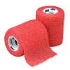 Self-Adherent Wrap, 3" x 5 yds, Red, 24/cs