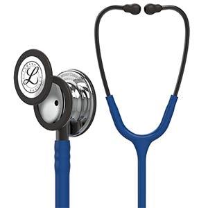 Stethoscope, Mirror Chestpiece, Navy Blue Tubing, 27