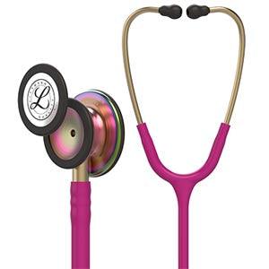 Stethoscope, Rainbow Finish, Raspberry Tube, 27