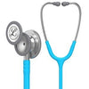 Stethoscope, Standard-Finish Chestpiece, Turquoise Tube, 27"