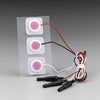 Neonatal, 2.2mm x 2.2mm, Pre-Wired Radiolucent Monitoring Electrode with Soft Cloth, 26" Leadwire Length, 3/bg, 100 bg/cs