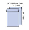 Steri-Drape™ Extremity Cover (Pair), 29" x 44", Absorbent Impervious Material, 12 pr/bx, 4 bx/cs