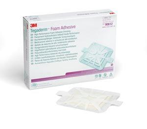 Foam Adhesive Dressing, 4â€ x 4â€, Square, 10/bx, 4 bx/cs