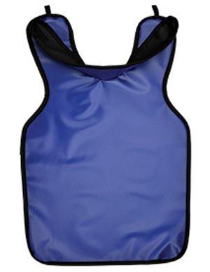 Protectall X-Ray Apron, Adult w/Collar, Lead-lined, .3MM Thickness. 22-¼” x 25-½”, Blue (US SALES ONLY)