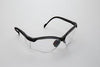 Safety Glasses, Black Frame/Clear Lens. Universal Size, 12/cs (US SALES ONLY)