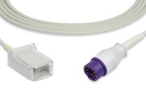 SpO2 Adapter Cable, 220cm, Mindray > Datascope Compatible w/ OEM: 115-020768-00 (DROP SHIP ONLY) (Freight Terms are Prepaid & Added to Invoice - Contact Vendor for Specifics)