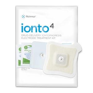 Ionto4 Small Electrode Kit, 1.5cc, 4ma Iontophoresis Electrode, Buffered Return Electrode, (2) Alcohol Prep Pads, 12kt/bg, 1bg/cs