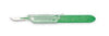 Scalpel, Retractable Sheath, with Technocut Premium Blade #15, Sterile, 10/bx