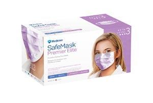 Earloop Mask, ASTM Level 3, Lavender, 50/bx, 10 bx/cs