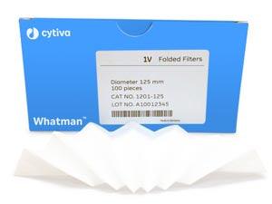 Grade 1V Folded Filter Paper,  Circle 27cm, 100/pk