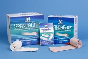 SpandaGrip™ Tubular Elastic Support Bandage, Latex-Free, (D) Natural, Large Arms, Med. Ankles, Small Knees, 3