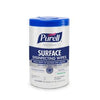 Purell® Healthcare Surface Disinfecting Wipes, 110ct Canister, 6/ct (Item is considered HAZMAT and cannot ship via Air or to AK, GU, HI, PR, VI)