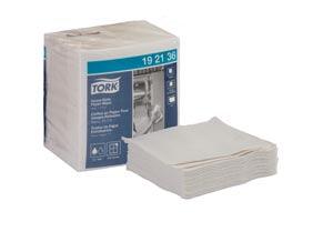 Paper Wiper, Heavy-Duty, 1/4 Fold, 1-Ply, White, 13