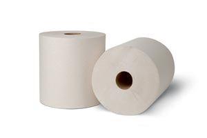 Hand Towel Roll, Universal, Natural/ White, 1-Ply, H21, 800ft, 7.9