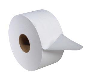 Bath Tissue Roll, Jumbo, Mini, Advanced, White, 2-Ply, T2, 751ft, 3.6