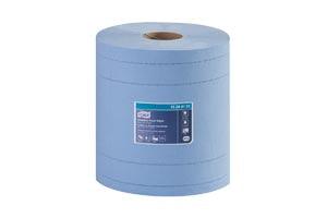 Industrial Paper Wiper, Centerfeed, Advanced, Blue, 4-Ply, W2, 492.19ft, 11