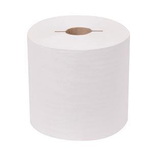 Hand Towel Roll, Universal, White, 1-Ply, Embossed, H71, 630ft, 7.5