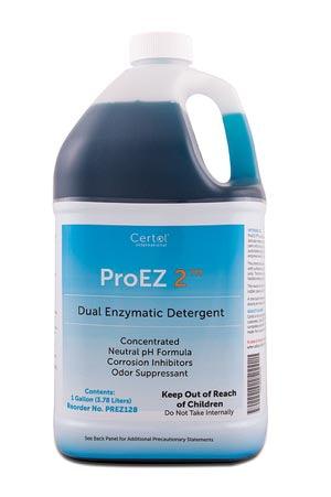 Dual Enzymatic Detergent Concentrate, 1 Gallon, 4/cs