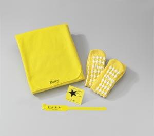 Deluxe Kit with Regular Size Socks, Yellow (Continental US + HI Only)