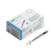 Luer-Lock Syringes, 1ml, 3-part, 100/bx