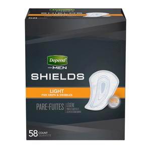 Undergarment, Shields For Men, 50/pk, 3 pk/cs