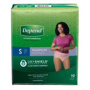 Underwear, Maximum Absorbency, Small, Women, Tan, 19/pk, 2 pk/cs