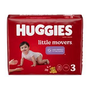 Little Movers, Size 3, Jumbo Pack, 25/pk, 4 pk/cs