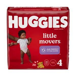 Little Movers, Size 4, Jumbo Pack, 22/pk, 4 pk/cs