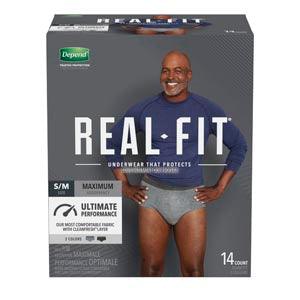 Real Fit Underwear, Men, Small/ Medium, 14/pk, 2 pk/cs (To Be DISCONTINUED)