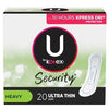 U by Kotex® Heavy Pads, Premium, Ultra Thin, 20/pk, 8 pk/cs