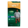 Underwear, Maximum Absorbency, X-Large, Men, Grey, 26/pk, 2 pk/cs