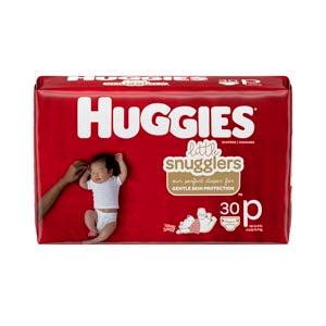 Preemies Diapers, up to 6 lbs, 30/pk, 6 pk/cs