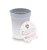 Specimen Container, 6½ oz, Pour Spout without CID, Polystyrene, Latex Free (LF), Disposable, Single Patient Use, 25/bg, 20 bg/cs